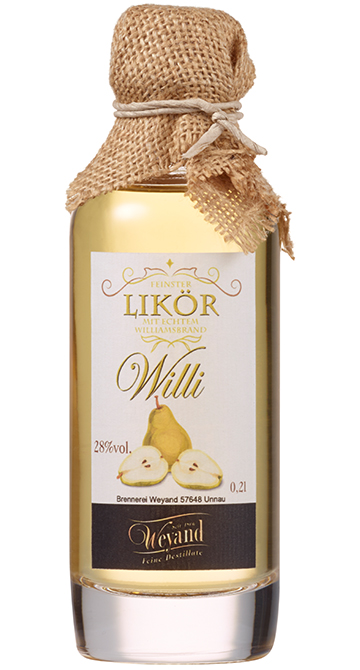 Feinster Likör Willi Birnenlikör 0,2l
