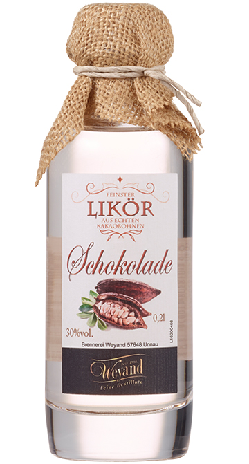 Feinster Likör Schokolade 0,2l Flasche von Brennerei Weyand