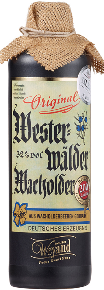Westerwälder Wacholder Flasche von Brennerei Weyand