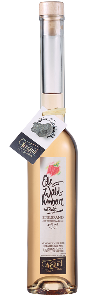 Feinste Spirituose Edle Waldhimbeere mit Frucht 0,35l