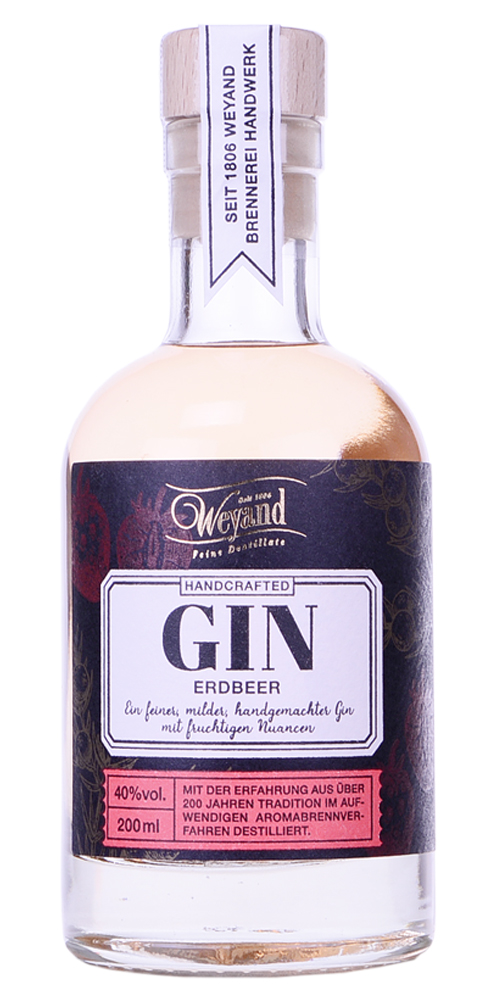 Handcrafted Distilled GIN Erdbeer 0,2l
